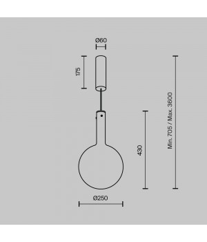 Подвесной светильник Maytoni MOD182PL-L6W3K-foto8