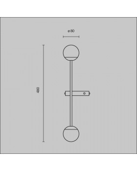 Настенный светильник (бра) Maytoni MOD285WL-L10BS3K-foto6