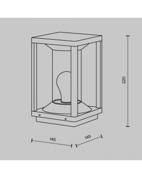 Ландшафтный светильник Outdoor O452FL-01GF-foto8