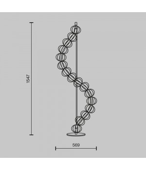 Напольный светильник (торшер) Maytoni MOD216FL-L38G3K-foto6