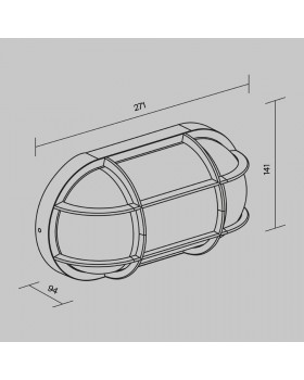 Настенный светильник (бра) Outdoor O449WL-01GF1-foto8