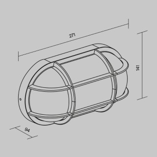 Настенный светильник (бра) Outdoor O449WL-01GF1-foto8
