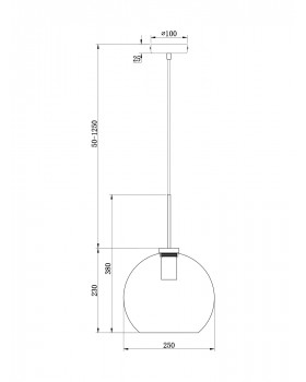 Подвесной светильник Freya FR8003PL-01BS-foto4