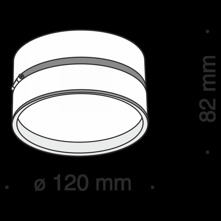 Потолочный светильник Technical C024CL-L18W