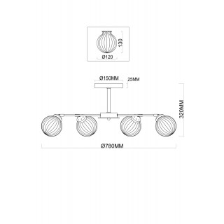 Люстра Freya FR5041PL-08BS-foto2