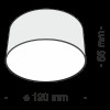 Потолочный светильник Technical C032CL-L12B4K