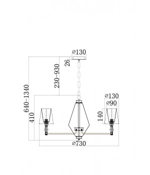 Люстра Maytoni MOD038PL-06CH-foto2