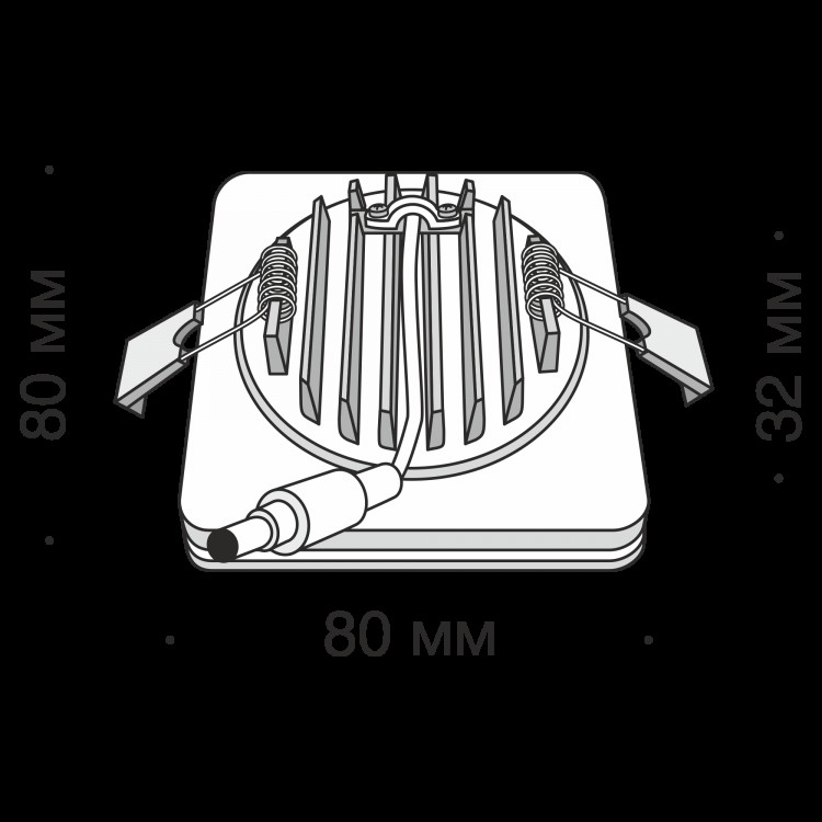 Встраиваемый светильник Technical DL303-L7W