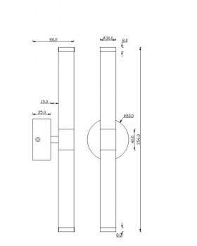 Настенный светильник (бра) Maytoni MOD106WL-L10G3K-foto3