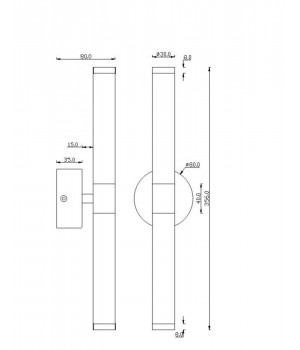Настенный светильник (бра) Maytoni MOD106WL-L10G3K-foto3