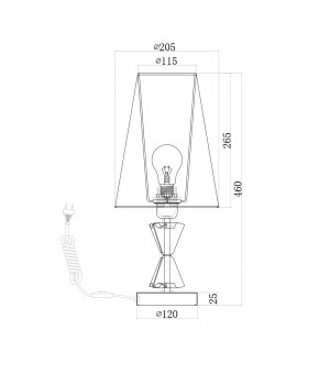 Настольный светильник Maytoni MOD078TL-01CH-foto3