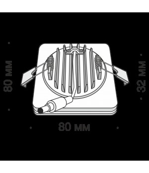 Встраиваемый светильник Technical DL303-L7W4K-foto4