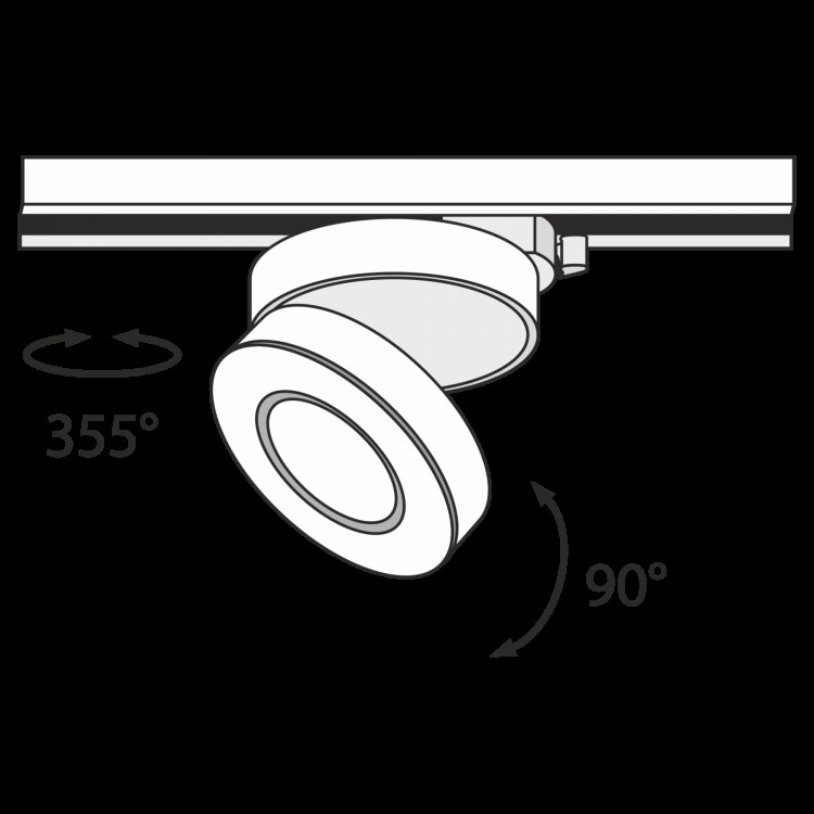 Трековый светильник Technical TR006-1-12W3K-W4K