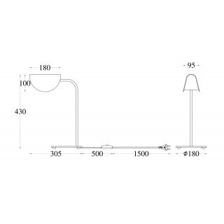 Настольный светильник Maytoni MOD126TL-01B-foto3