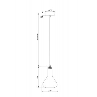 Подвесной светильник Freya FR8010PL-01GB-foto2