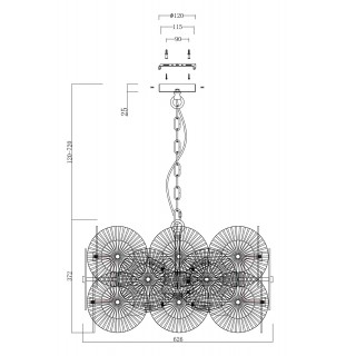 Подвесной светильник Maytoni MOD007PL-08G-foto4