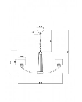 Люстра Freya FR5003PL-08B-foto2