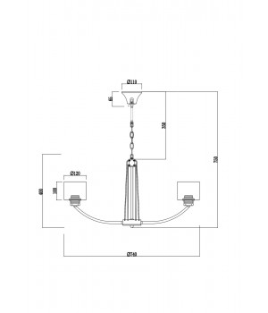 Люстра Freya FR5003PL-08B-foto2