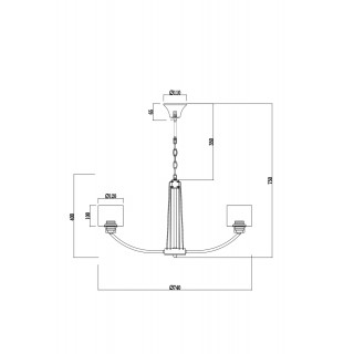Люстра Freya FR5003PL-08B-foto2