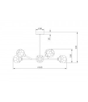 Люстра Freya FR5114PL-06BZ-foto3
