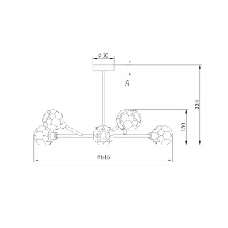 Люстра Freya FR5114PL-06BZ-foto3