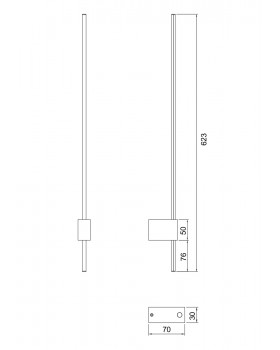 Настенный светильник (бра) Technical C070WL-L6GB3K-foto4