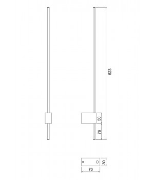Настенный светильник (бра) Technical C070WL-L6GB3K-foto4