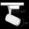 Трековый светильник Technical TR003-1-6W3K-W