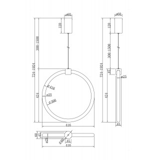 Подвесной светильник Maytoni MOD315PL-L20CH3K-foto4