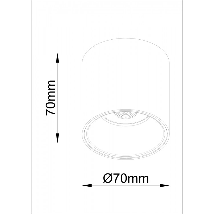 Потолочный светильник Technical C064CL-L12W4K