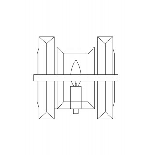 Настенный светильник (бра) Maytoni MOD201WL-01N-foto3