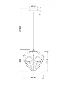 Подвесной светильник Maytoni P053PL-01GR-foto3