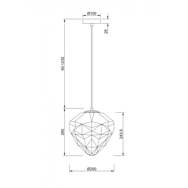 Подвесной светильник Maytoni P053PL-01GR