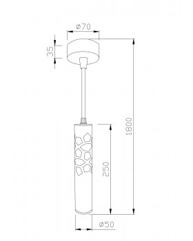 Подвесной светильник Technical P037PL-L11W4K-foto2