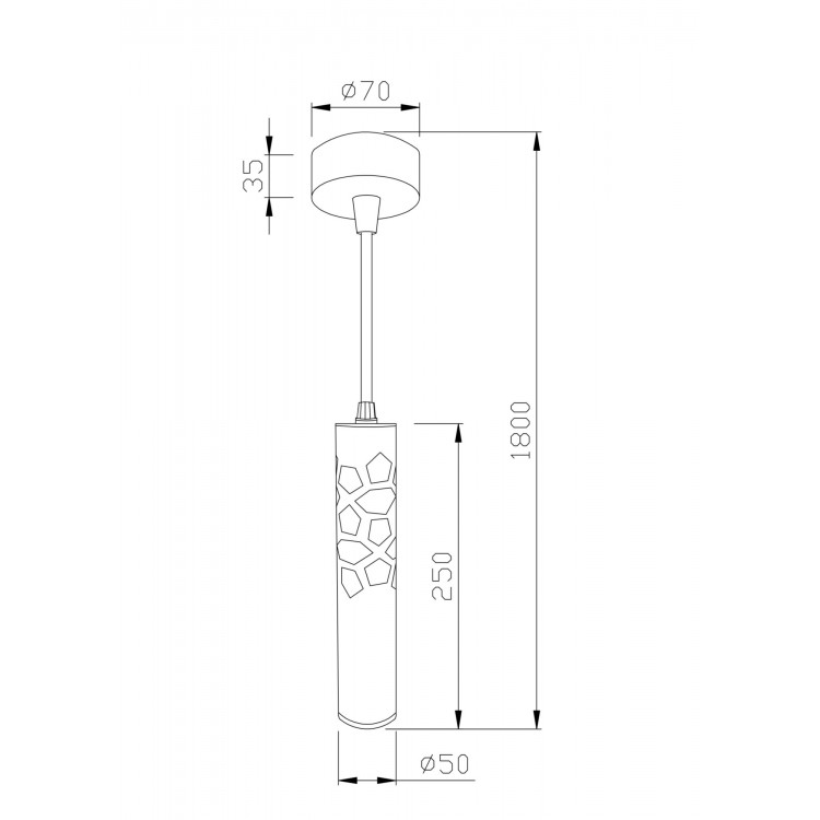 Подвесной светильник Technical P037PL-L11W4K