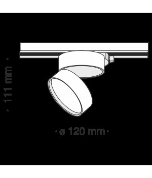 Трековый светильник Technical TR007-1-18W3K-W-foto6