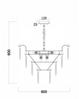 Люстра Freya FR5143PL-09G-foto2