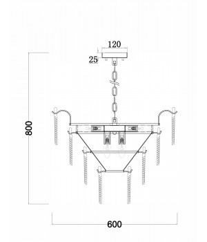 Люстра Freya FR5143PL-09G-foto2