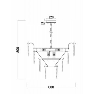 Люстра Freya FR5143PL-09G-foto2