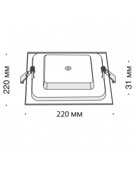 Встраиваемый светильник Technical DL021-6-L18W-foto4