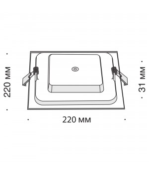 Встраиваемый светильник Technical DL021-6-L18W-foto4