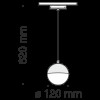 Трековый светильник Technical TR018-2-10W3K-B