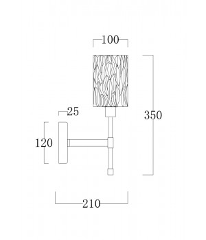 Настенный светильник (бра) Freya FR5133WL-01CH-foto5