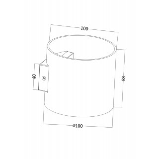 Настенный светильник (бра) Technical C066WL-01MG-foto8