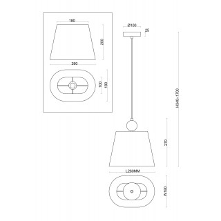 Подвесной светильник Freya FR2028PL-01N-foto2