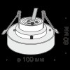 Встраиваемый светильник Technical DL035-2-L6B