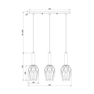 Подвесной светильник Freya FR9001PL-03B-foto6