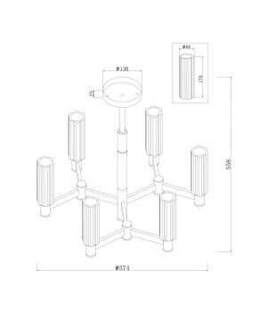 Люстра Freya FR5167PL-06BS-foto10