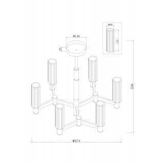 Люстра Freya FR5167PL-06BS-foto10