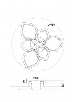 Потолочный светильник Freya FR10016CL-L72W-foto2